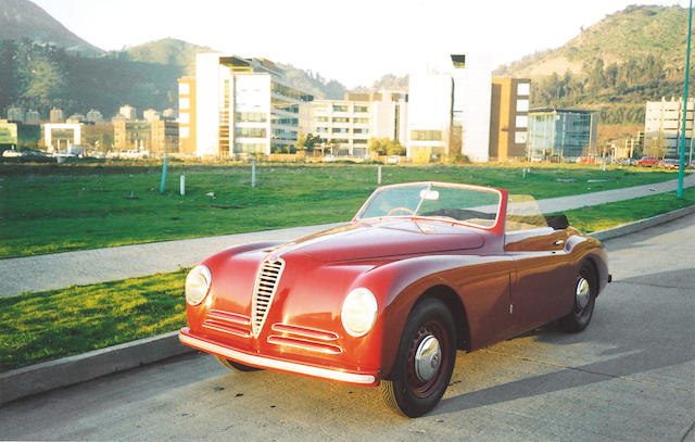 1949 Alfa Romeo 6C 2500SS Cabriolet Coachwork by Pininfarina