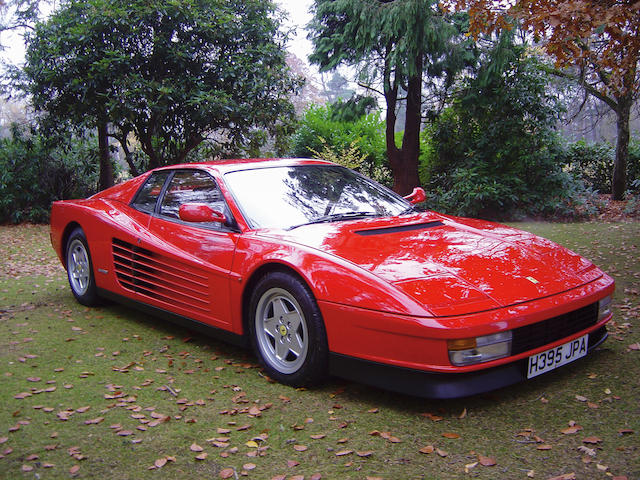 1991 Ferrari Testarossa Berlinetta Coachwork by Pininfarina