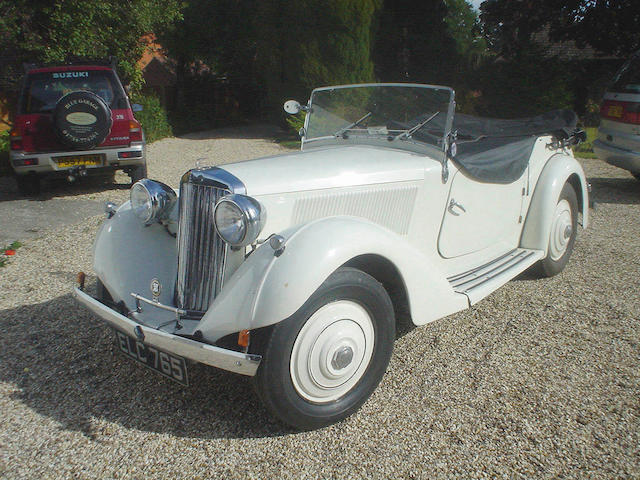 1938 Talbot Ten Sports Tourer