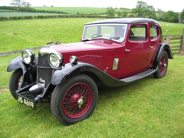 1934 Riley Kestrel 12/6 Sports Saloon