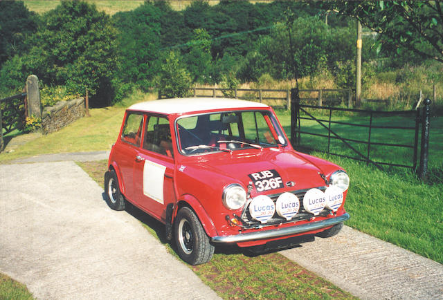 THE 1968 RAC RALLY, WORKS-PREPARED, PHIL COOPER/MIKE BENNETT,AUSTIN 1293CC MINI COOPER S