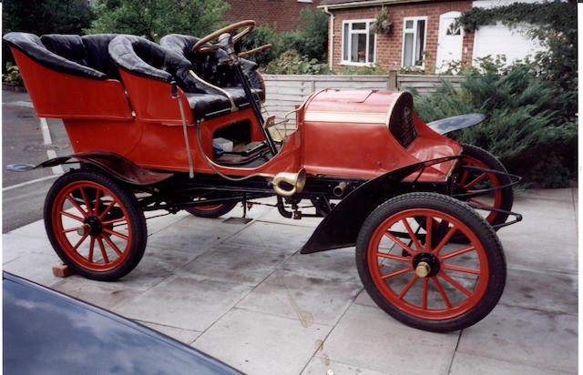 1904 Franklin 12hp Four Cylinder Detachable Rear Entrance Tonneau