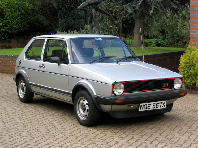 1982 1.6-litre Volkswagen Golf GTi Three Door Hatchback