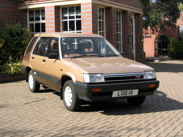 1983 1.5-litre Toyota Tercel 4WD Five Door Estate