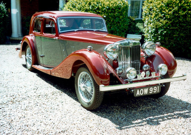 1937 MG SA 2-litre Sports Saloon