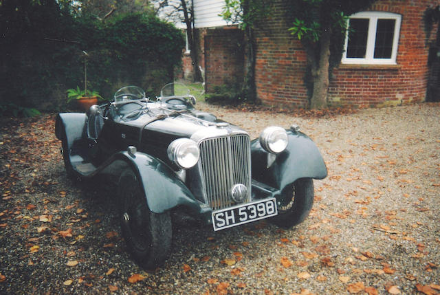 c.1934 Jaguar SS2 1.6-Litre Special Roadster