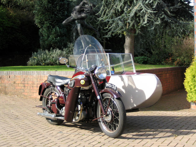 1954 Ariel 997cc Square Four with Garrard Sidecar