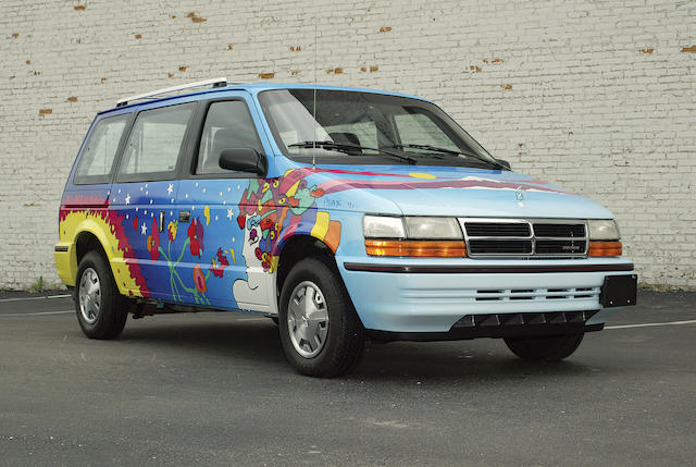 1991 Peter Max Custom Dodge Caravan  Chassis no. 2B4GK25K8MR158903