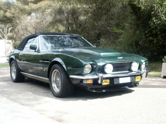 1989 Aston Martin V8 Vantage Volante ‘Prince of Wales’ 6.3-Litre Convertible