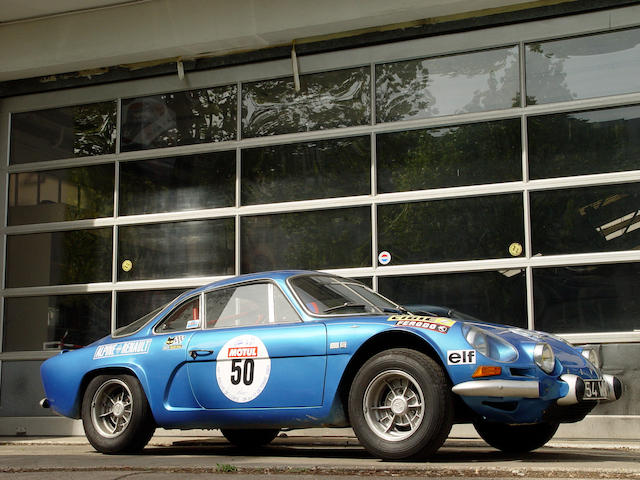 1971 Alpine-Renault A110VB Group 3 Competition Client Berlinette