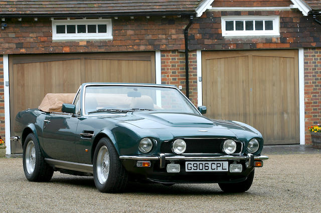 1990 Aston Martin Vantage Volante ‘Prince of Wales’