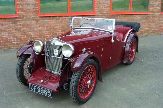1933 MG Midget J1 Tourer
