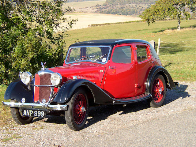 1936 Riley 9hp Kestrel Saloon