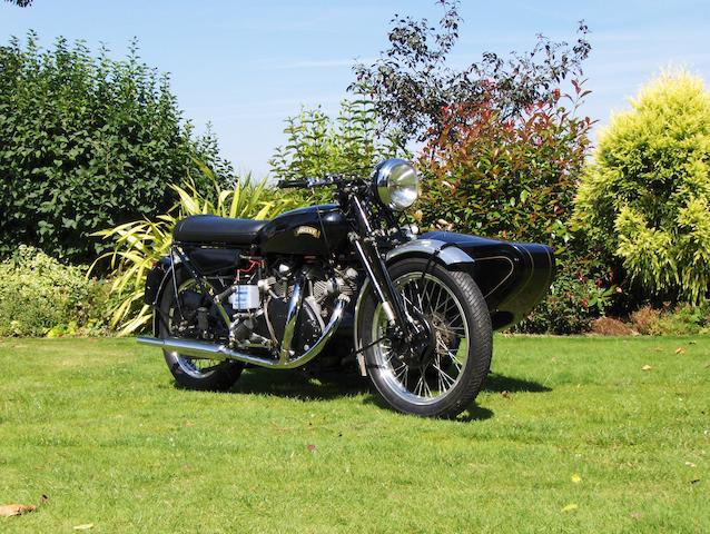 1955 Vincent 998cc Black Shadow & Steib TR500 Sidecar