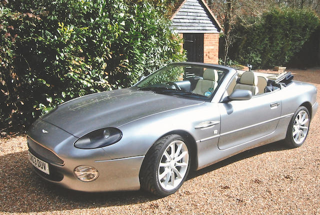 2003 Aston Martin DB7 V12 Vantage Volante Convertible