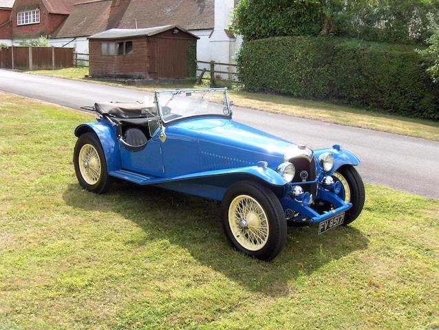 1937 Riley 1½-Litre 12/4 Kestrel/Sprite Special Sports