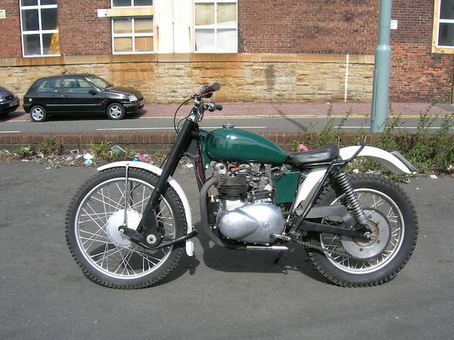 1966 Greeves-Triumph 350cc Trials Motorcycle