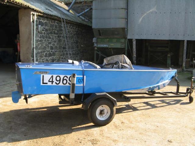 A 1952 Albatross 12ft two seat speedboat