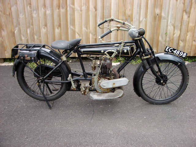 1923 Bradbury 4hp Solo Motorcycle