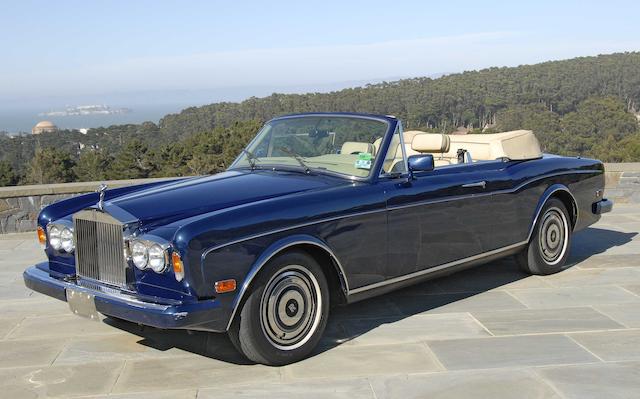 1987 ROLLS-ROYCE 6,750CC CORNICHE II CONVERTIBLE