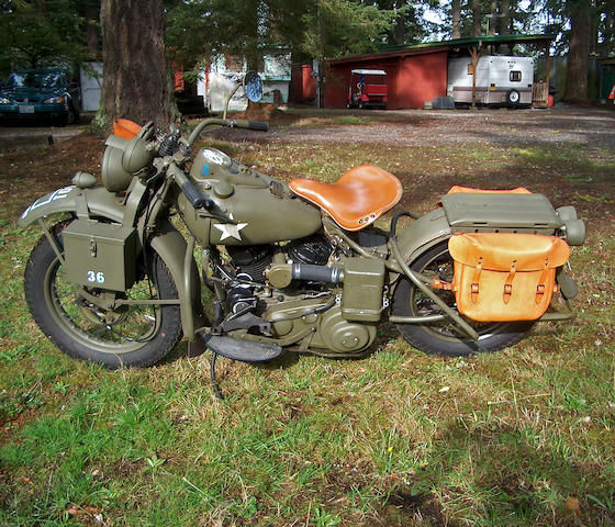 c.1942 Harley-Davidson 739cc WLA