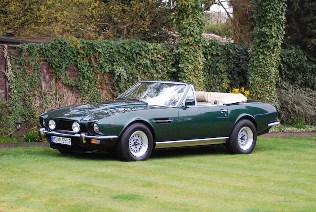 1982 Aston Martin V8 Vantage Volante Convertible