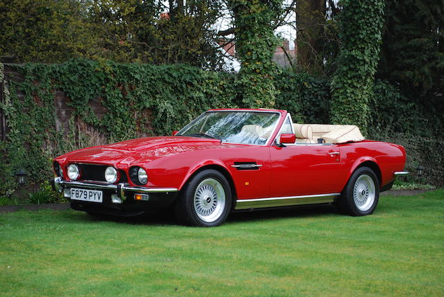 1989 Aston Martin Vantage Volante 'Prince of Wales' Convertible