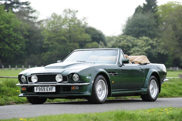 1988 Aston Martin V8 Vantage Volante 6.3-Litre Convertible