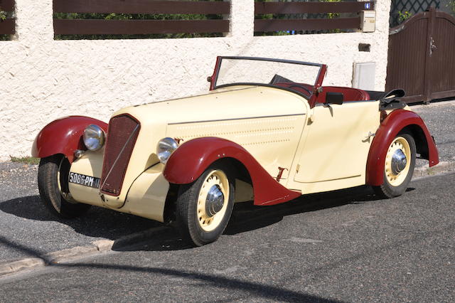 1939 Georges Irat 6CV Roadster