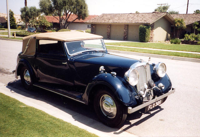 1939 Rover 14hp Drophead Coupé