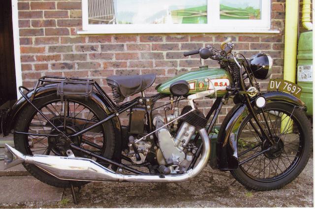 1930 BSA 493cc Model S-31 'Sloper'