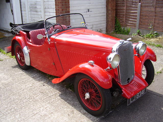 1933 Singer Nine Sports Four-Seat Tourer