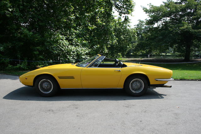 1970 London Motor Show Maserati Ghibli 4.9 SS Spyder