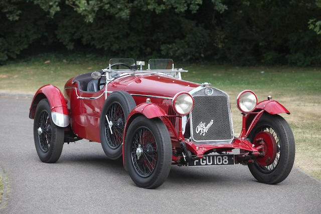 1929 model/1938-assembled Alfa Romeo 6C-1750 Testa Fissa ‘Stiles Threesome’ Spider