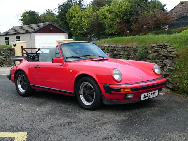 1983 Porsche 911 Carrera 3.2-Litre Cabriolet