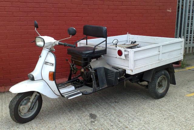 20 miles from new 1992 Lambretta 198cc Delivery Trike