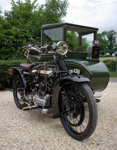 1920 BSA 6/7hp Model E ‘County’ Sidecar Taxi