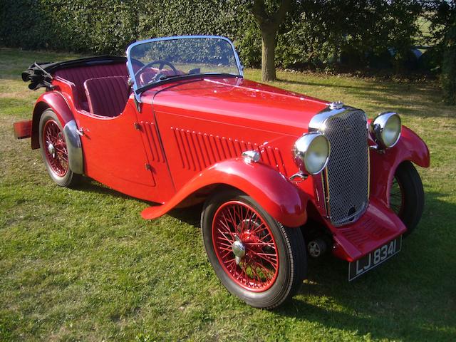 1933 Singer Nine Sports Four-Seat Tourer