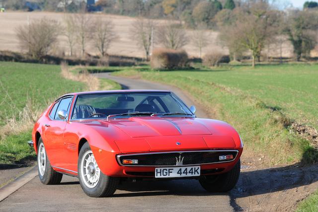 1972 Maserati Ghibli SS 4.9-Litre Coupé