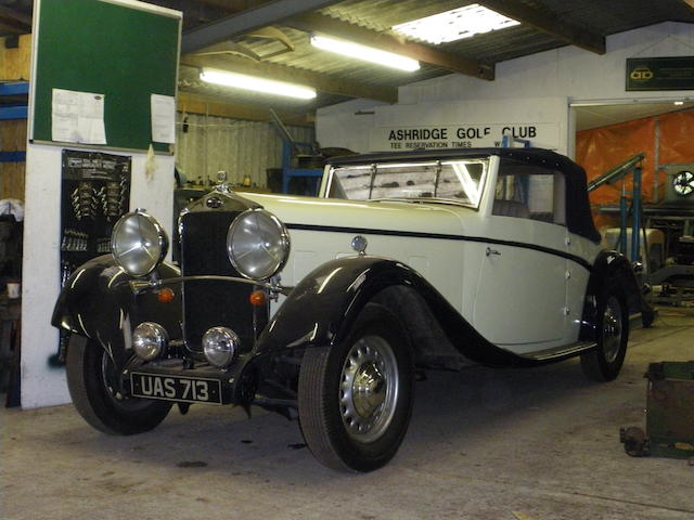 1934 Delage D8-15S Drophead Coupé