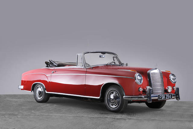 1959 Mercedes-Benz 220S 'Ponton' Cabriolet