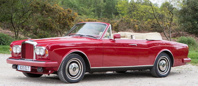 1985 Bentley Continental Convertible