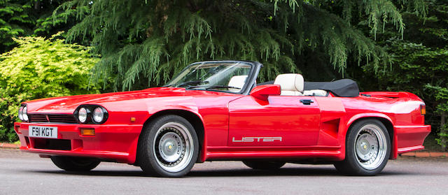 1989 Lister-Jaguar  XJ-S Le Mans 7.0-Litre V12 Convertible