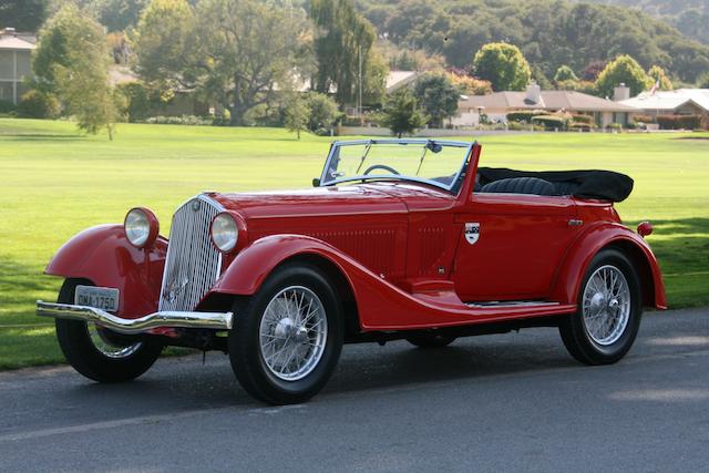 1933 Alfa Romeo 6C 1750 Sixth Series Supercharged Gran Sport Cabriolet