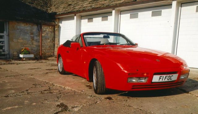 1990 Porsche 944S2 3.0-Litre Cabriolet