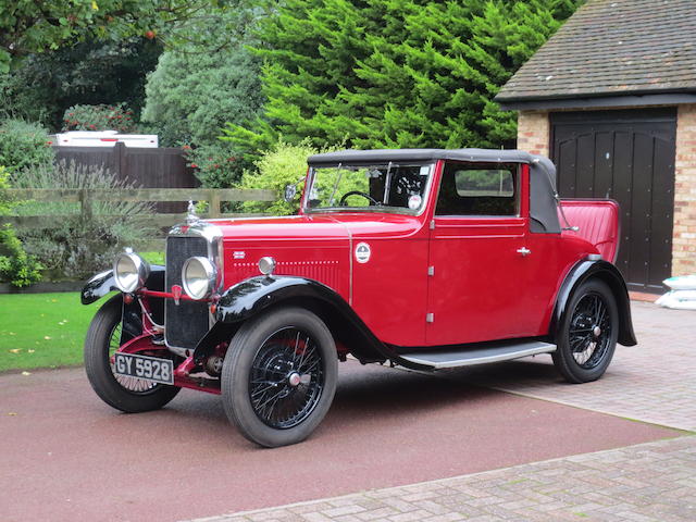 1932 Alvis 12/50hp Doctor's Coupé