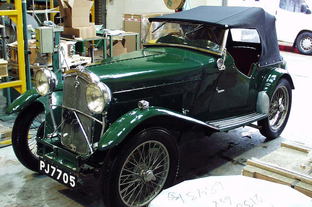 1932 Wolseley Hornet Drophead CoupÃ©