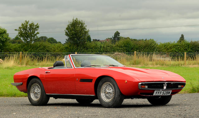 1971 Maserati Ghibli SS 4.9-Litre Spyder Conversion