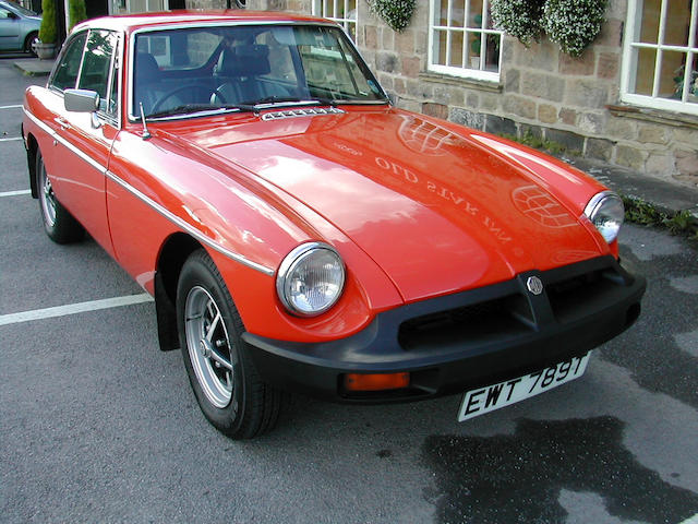 1979 MGB GT Hatchback Coupé