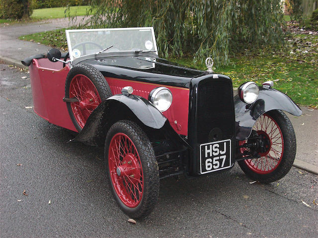 1934 BSA 9hp Scout Three-Wheeler